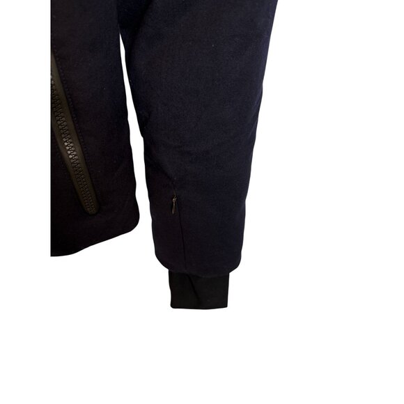 Erin Snow Lola Merino Wool Colorblock Ski Jacket Black Gray White - Size M - Picture 15 of 16